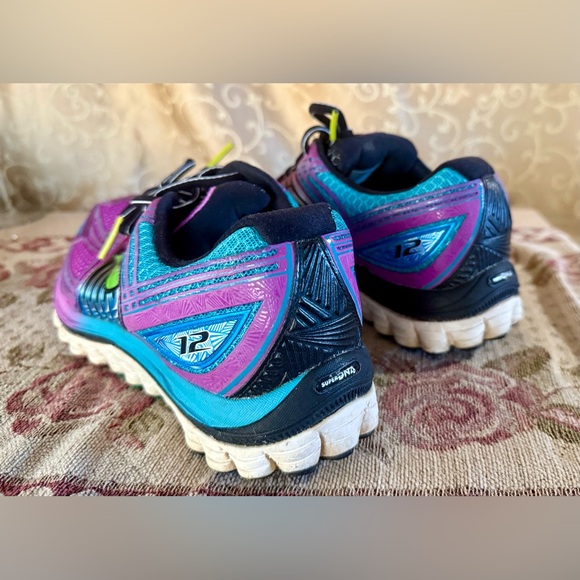 Women’s Brooks Purple Glycerin 12 Running Shoes Sneakers Size 8 M - Picture 5 of 15